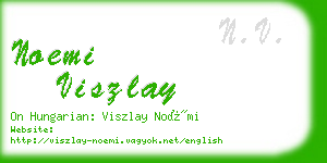 noemi viszlay business card